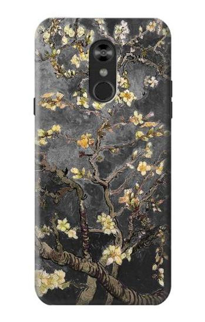 W2664 Black Blossoming Almond Tree Van Gogh Hard Case and Leather Flip Case For LG Q Stylo 4, LG Q Stylus