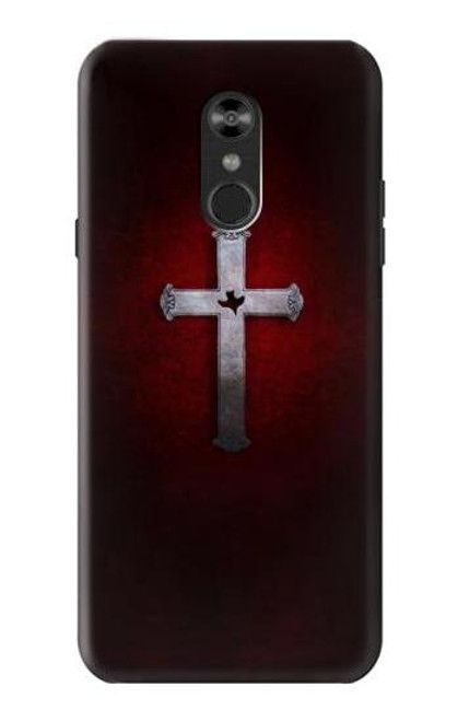 W3160 Christian Cross Hard Case and Leather Flip Case For LG Q Stylo 4, LG Q Stylus