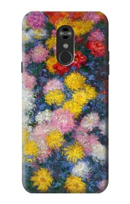 W3342 Claude Monet Chrysanthemums Hard Case and Leather Flip Case For LG Q Stylo 4, LG Q Stylus