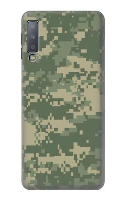 W2173 Digital Camo Camouflage Graphic Printed Hard Case and Leather Flip Case For Samsung Galaxy A7 (2018)