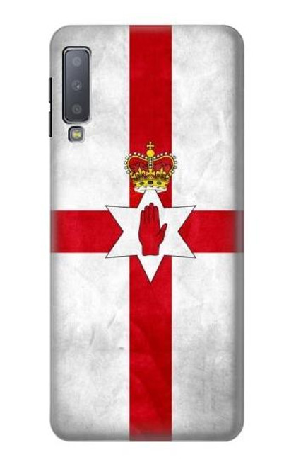 W2972 Northern Ireland Football Euro 2016 Hard Case and Leather Flip Case For Samsung Galaxy A7 (2018)