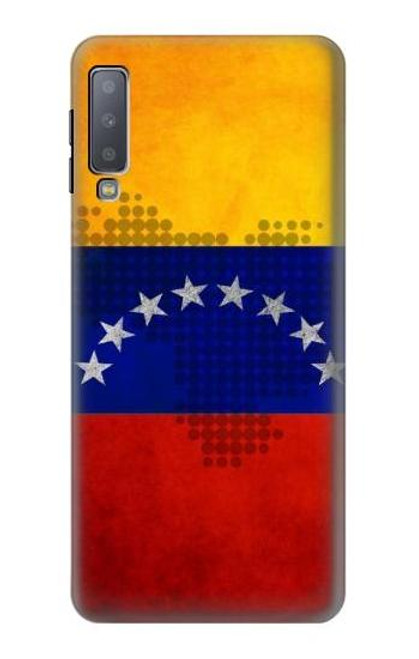 W2974 Venezuela Football Soccer Copa 2016 Hard Case and Leather Flip Case For Samsung Galaxy A7 (2018)