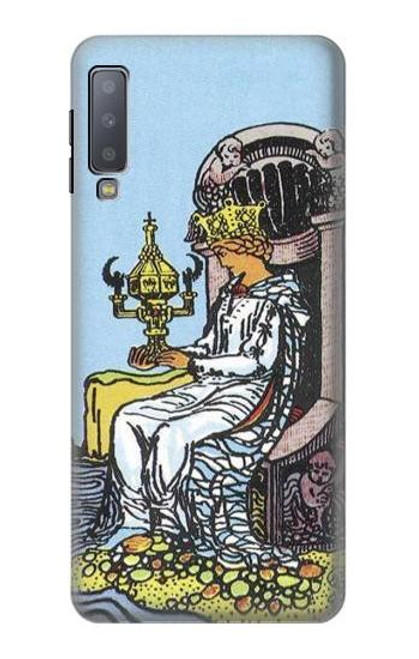 W3067 Tarot Card Queen of Cups Hard Case and Leather Flip Case For Samsung Galaxy A7 (2018)