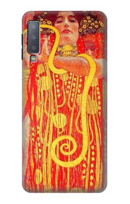 W3352 Gustav Klimt Medicine Hard Case and Leather Flip Case For Samsung Galaxy A7 (2018)