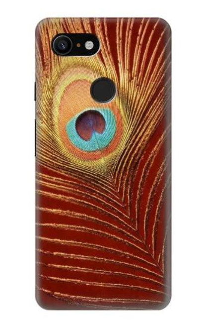 W0512 Peacock Hard Case and Leather Flip Case For Google Pixel 3