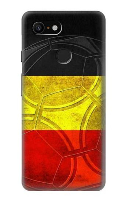 W2965 Belgium Football Soccer Euro 2016 Hard Case and Leather Flip Case For Google Pixel 3