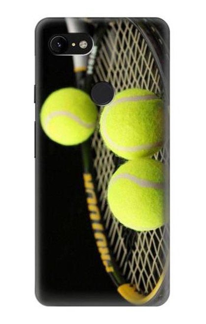 W0072 Tennis Hard Case and Leather Flip Case For Google Pixel 3 XL