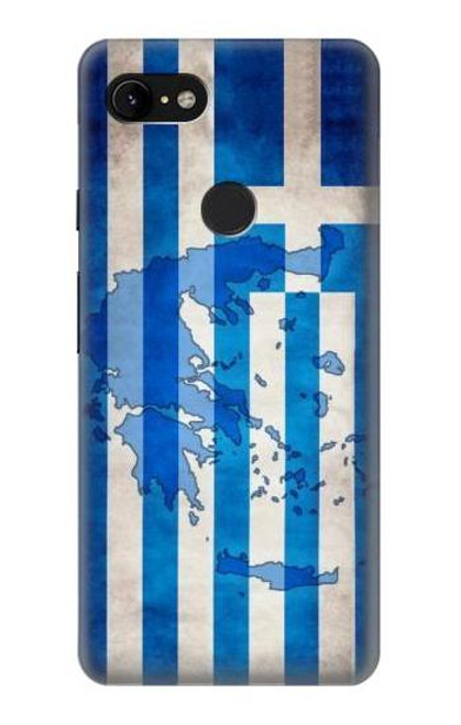 W2970 Greece Football Soccer Euro 2016 Hard Case and Leather Flip Case For Google Pixel 3 XL