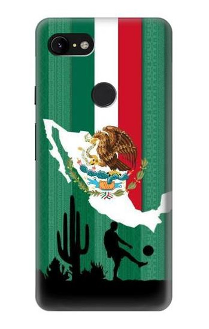 W2994 Mexico Football Soccer Copa 2016 Hard Case and Leather Flip Case For Google Pixel 3 XL