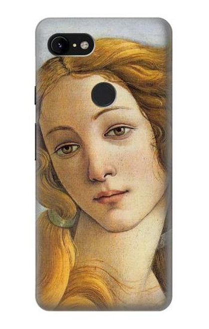 W3058 Botticelli Birth of Venus Painting Hard Case and Leather Flip Case For Google Pixel 3 XL