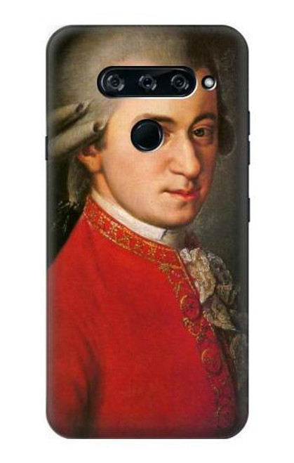 W0492 Mozart Hard Case and Leather Flip Case For LG V40, LG V40 ThinQ