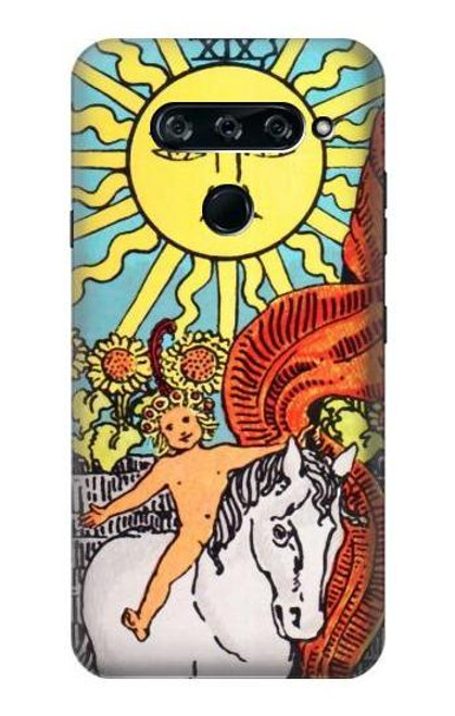 W0565 Tarot Sun Hard Case and Leather Flip Case For LG V40, LG V40 ThinQ