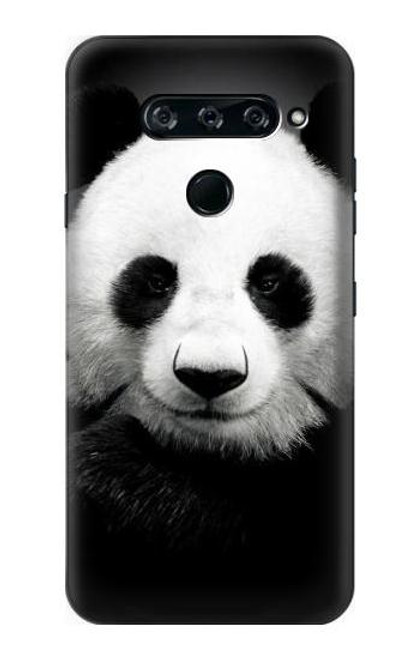 W1072 Panda Bear Hard Case and Leather Flip Case For LG V40, LG V40 ThinQ