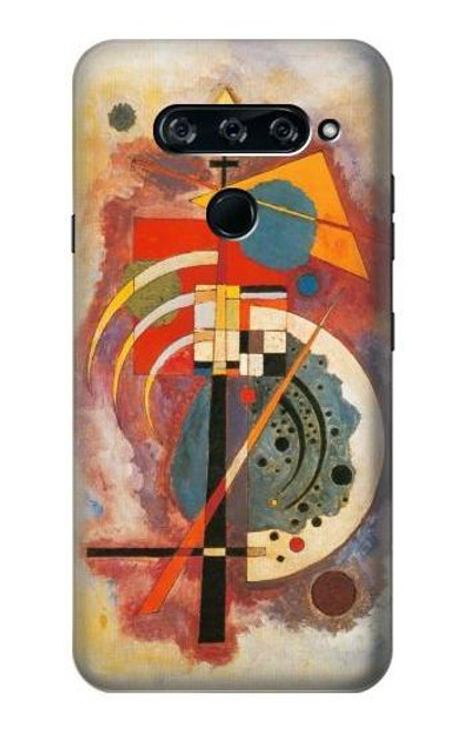 W3337 Wassily Kandinsky Hommage a Grohmann Hard Case and Leather Flip Case For LG V40, LG V40 ThinQ