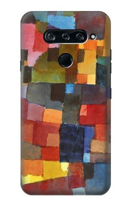 W3341 Paul Klee Raumarchitekturen Hard Case and Leather Flip Case For LG V40, LG V40 ThinQ