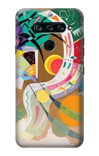 W3346 Vasily Kandinsky Guggenheim Hard Case and Leather Flip Case For LG V40, LG V40 ThinQ