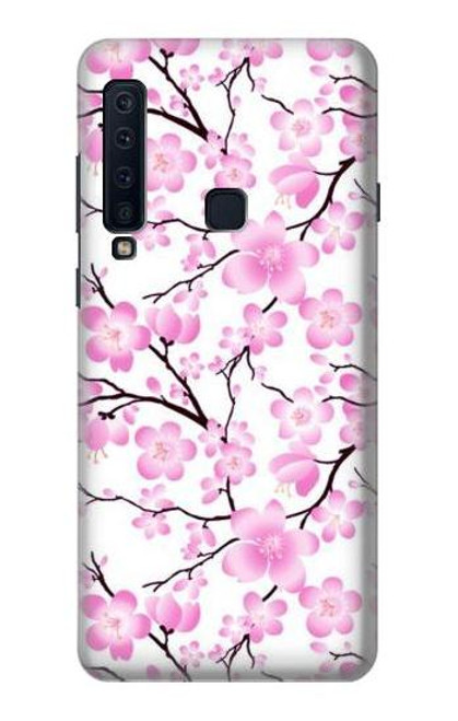 W1972 Sakura Cherry Blossoms Hard Case and Leather Flip Case For Samsung Galaxy A9 (2018), A9 Star Pro, A9s