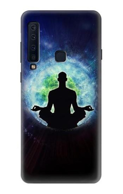 W2527 Yoga Nature Universe Hard Case and Leather Flip Case For Samsung Galaxy A9 (2018), A9 Star Pro, A9s