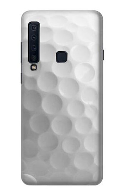 W2960 White Golf Ball Hard Case and Leather Flip Case For Samsung Galaxy A9 (2018), A9 Star Pro, A9s