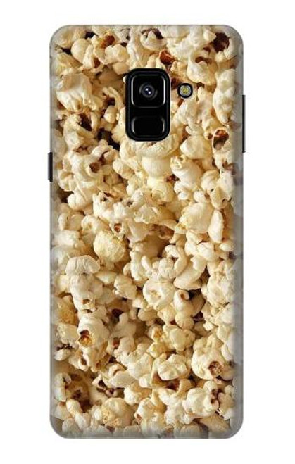 W0625 Popcorn Hard Case and Leather Flip Case For Samsung Galaxy A8 (2018)