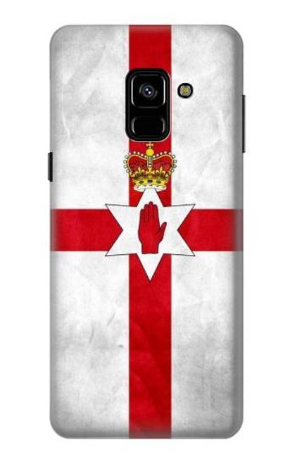 W2972 Northern Ireland Football Euro 2016 Hard Case and Leather Flip Case For Samsung Galaxy A8 (2018)