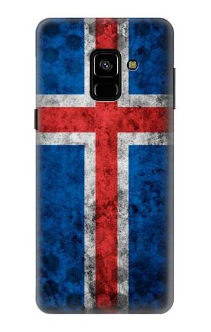 W3000 Iceland Football Soccer Euro 2016 Hard Case and Leather Flip Case For Samsung Galaxy A8 (2018)