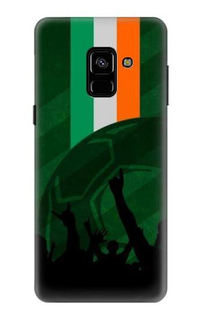 W3002 Ireland Football Soccer Euro 2016 Hard Case and Leather Flip Case For Samsung Galaxy A8 (2018)