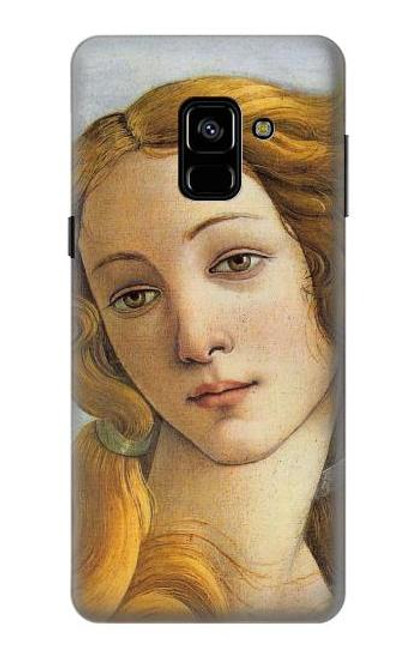 W3058 Botticelli Birth of Venus Painting Hard Case and Leather Flip Case For Samsung Galaxy A8 (2018)