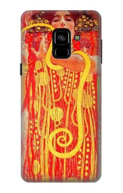 W3352 Gustav Klimt Medicine Hard Case and Leather Flip Case For Samsung Galaxy A8 (2018)