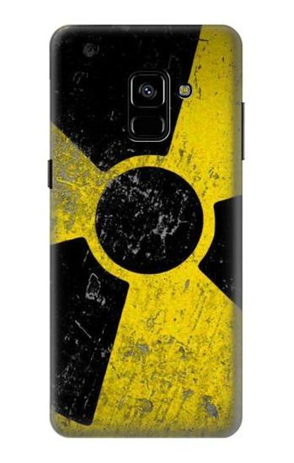 W0264 Nuclear Hard Case and Leather Flip Case For Samsung Galaxy A8 Plus (2018)