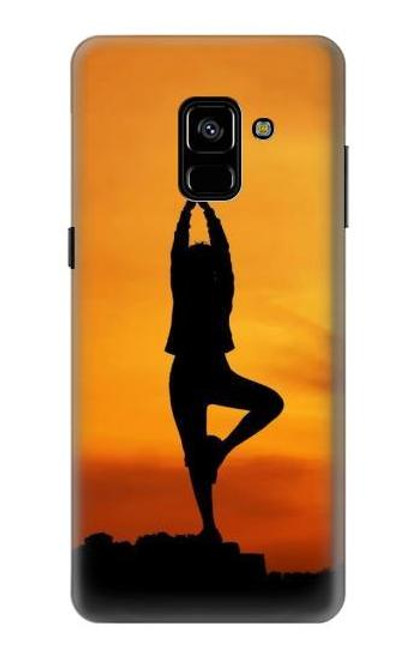 W0832 Yoga Hard Case and Leather Flip Case For Samsung Galaxy A8 Plus (2018)