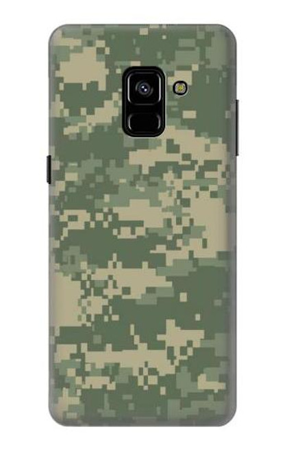 W2173 Digital Camo Camouflage Graphic Printed Hard Case and Leather Flip Case For Samsung Galaxy A8 Plus (2018)