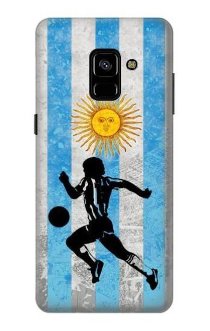 W2977 Argentina Football Soccer Copa 2016 Hard Case and Leather Flip Case For Samsung Galaxy A8 Plus (2018)