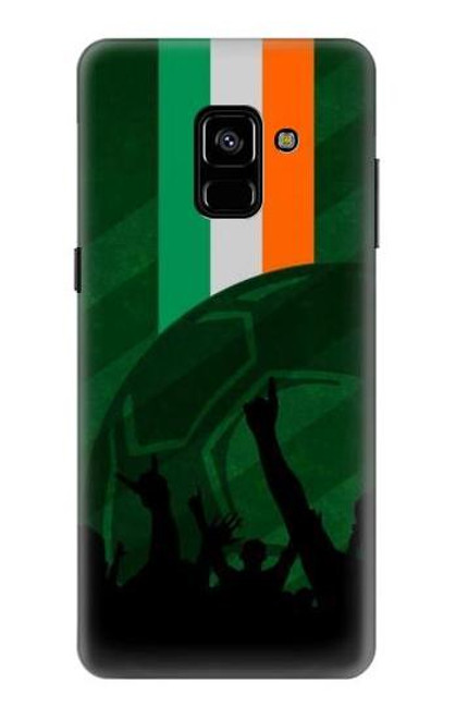 W3002 Ireland Football Soccer Euro 2016 Hard Case and Leather Flip Case For Samsung Galaxy A8 Plus (2018)