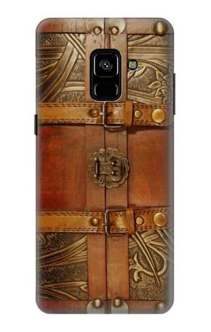 W3012 Treasure Chest Hard Case and Leather Flip Case For Samsung Galaxy A8 Plus (2018)