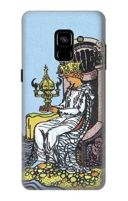 W3067 Tarot Card Queen of Cups Hard Case and Leather Flip Case For Samsung Galaxy A8 Plus (2018)