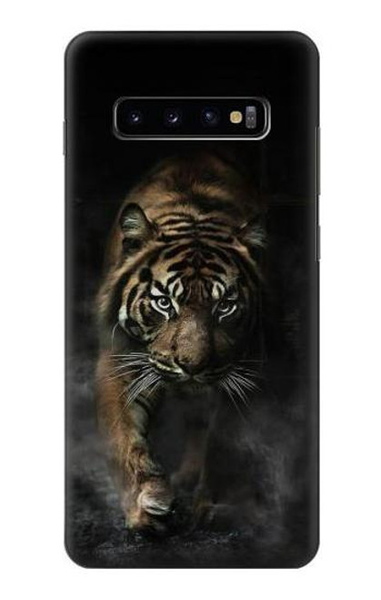 W0877 Bengal Tiger Hard Case and Leather Flip Case For Samsung Galaxy S10 Plus