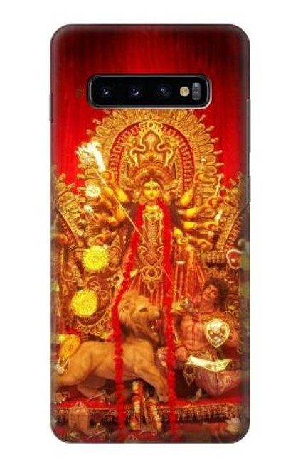 W1030 Hindu God Durga Puja Hard Case and Leather Flip Case For Samsung Galaxy S10 Plus