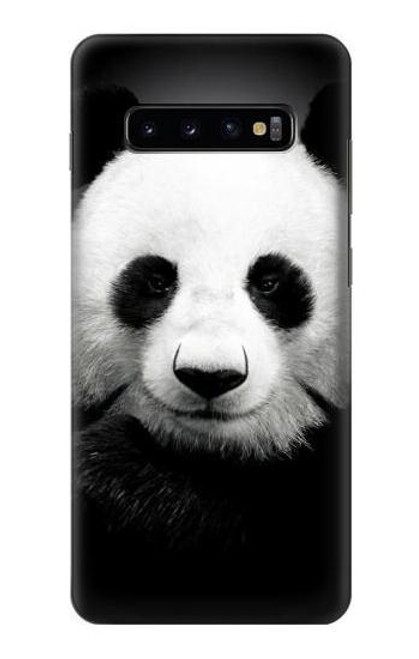 W1072 Panda Bear Hard Case and Leather Flip Case For Samsung Galaxy S10 Plus