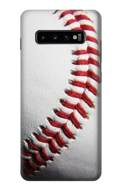 W1842 New Baseball Hard Case and Leather Flip Case For Samsung Galaxy S10 Plus