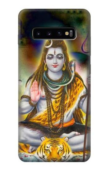 W2287 Lord Shiva Hindu God Hard Case and Leather Flip Case For Samsung Galaxy S10 Plus