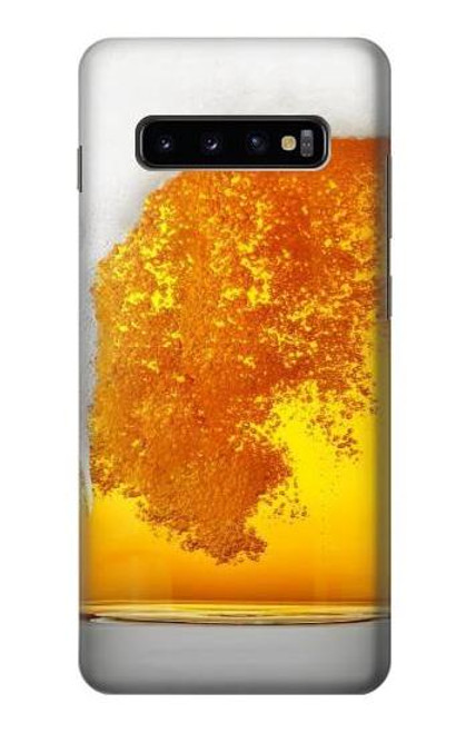 W2391 Beer Glass Hard Case and Leather Flip Case For Samsung Galaxy S10 Plus