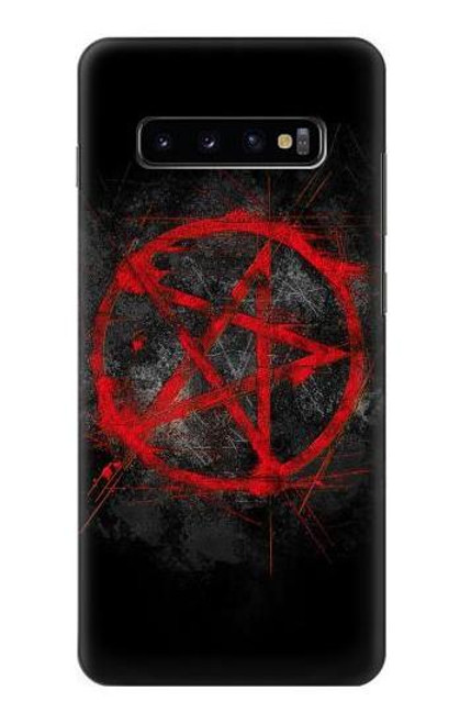 W2557 Pentagram Hard Case and Leather Flip Case For Samsung Galaxy S10 Plus