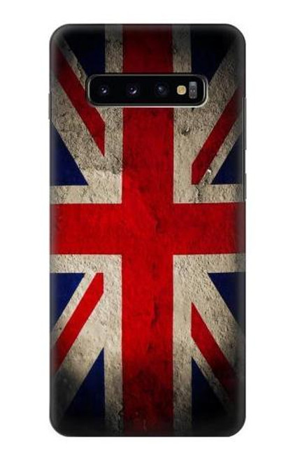 W2894 Vintage British Flag Hard Case and Leather Flip Case For Samsung Galaxy S10 Plus