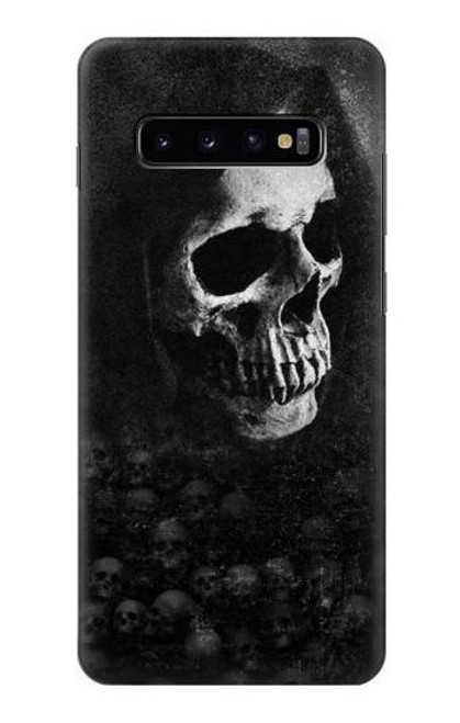 W3333 Death Skull Grim Reaper Hard Case and Leather Flip Case For Samsung Galaxy S10 Plus
