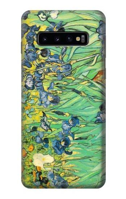 W0210 Van Gogh Irises Hard Case and Leather Flip Case For Samsung Galaxy S10