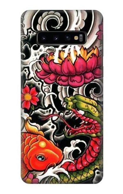 W0605 Yakuza Tattoo Hard Case and Leather Flip Case For Samsung Galaxy S10