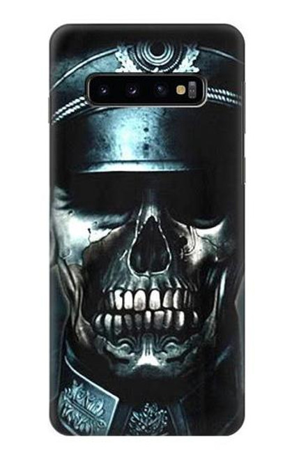 W0754 Skull Soldier Zombie Hard Case and Leather Flip Case For Samsung Galaxy S10