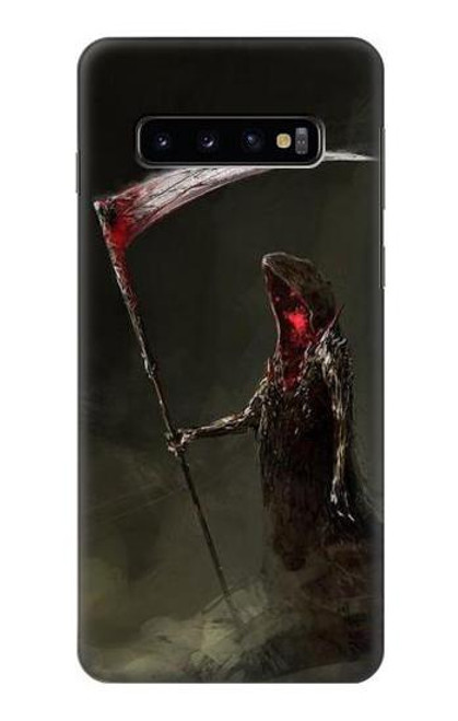 W1319 Grim Reaper Death Scythe Hard Case and Leather Flip Case For Samsung Galaxy S10