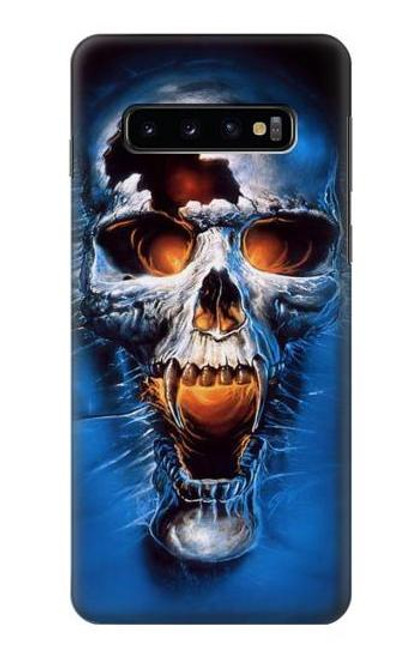 W1462 Vampire Skull Hard Case and Leather Flip Case For Samsung Galaxy S10